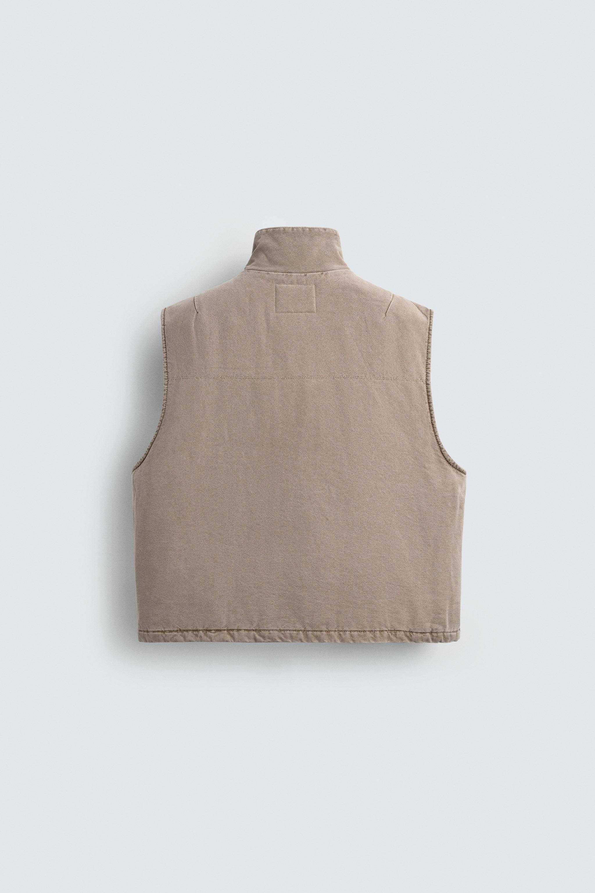 RELAXED FIT PADDED VEST